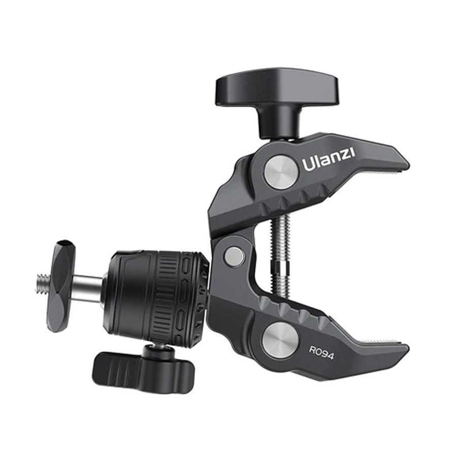 Kẹp Kim Loại Đa Năng ULANZI R099 Super Clamp Đầu Ballhead Xoay 360 ° | Hàng Chính Hãng
