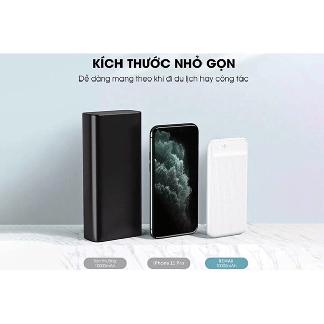 Sạc dự phòng Remax 10000mah Rpp-159 chính hãng | BigBuy360 - bigbuy360.vn