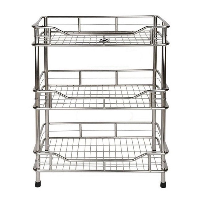 Kệ chén 3 tầng inox
