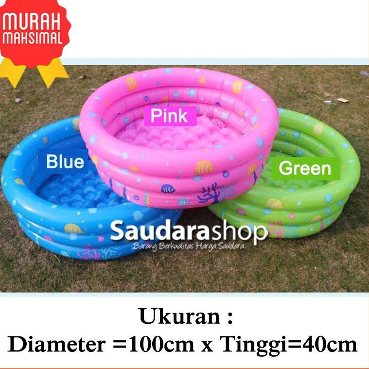 〄 Bể Bơi Trẻ Em YT-026A 3 Vòng / 100cmx40cm Có Thể Sử Dụng Cho Hồ Bơi
