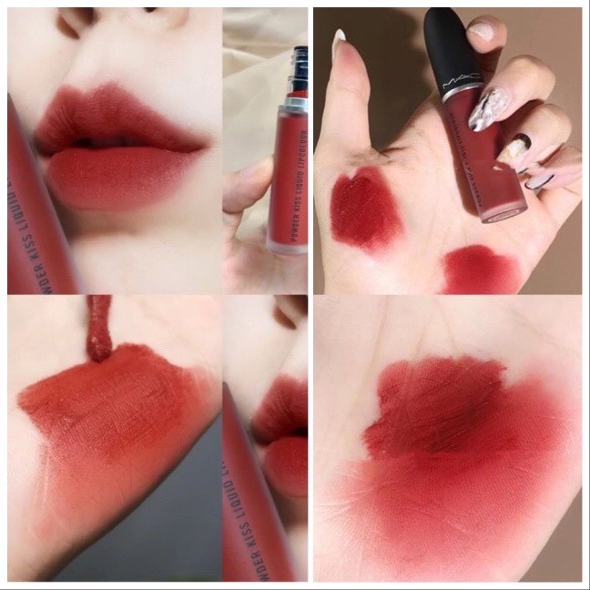 [GIÁ SỈ] Son Mac Kem, Mac Powder Kiss Liquid Lipcolour, BST Son Kem Lì Mac Chính Hãng Full Size 5ml