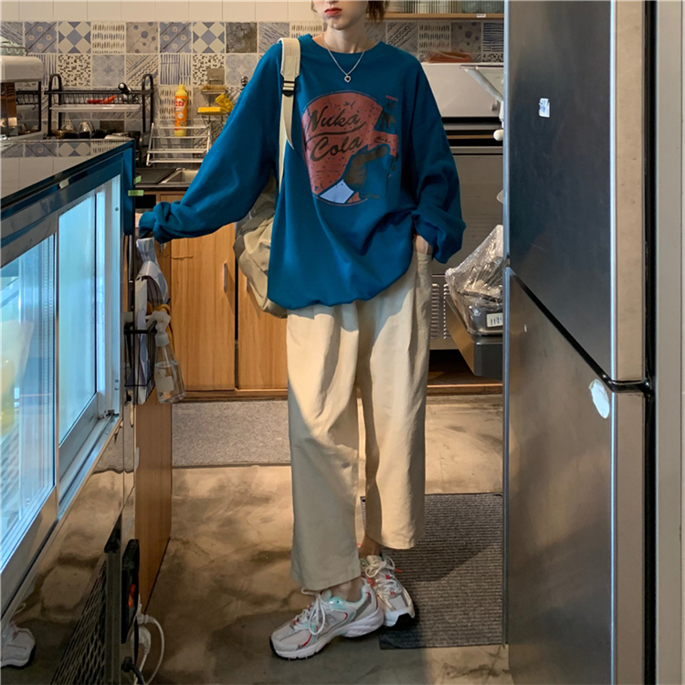 Áo Nỉ Nữ Dài Tay Cổ Tròn Thời Trang Hàn | BigBuy360 - bigbuy360.vn