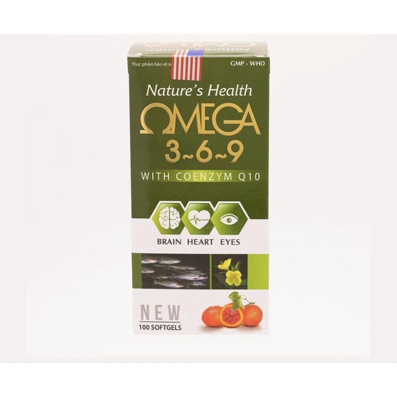 Dầu cá Omega 369 dầu gấc, hoa anh thảo