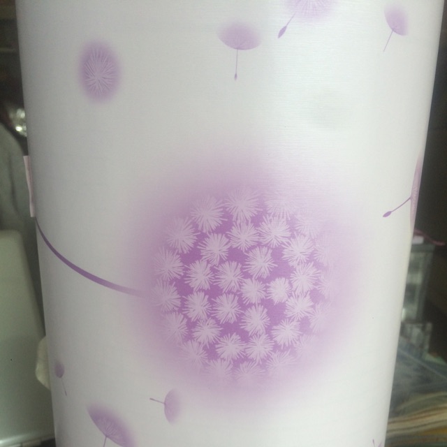 Decal bồ công anh tím 