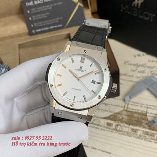 [Máy cơ + box hãng] Đồng hồ nam Hublot - Máy cơ automatic - Vip bảo hành 24th chống nước