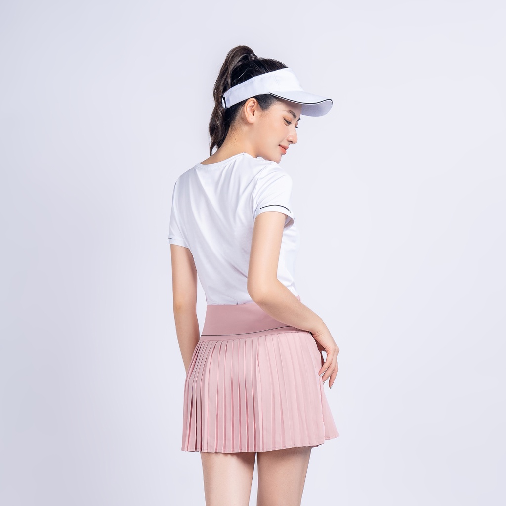 Áo T-shirt Nữ Livan Sport FIT One Màu Trắng Co Giãn Thoáng Khí