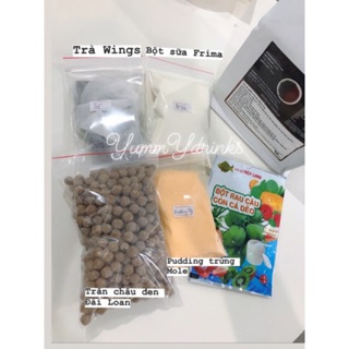 Set nguyên liệu Hồng Trà Sữa 3-4lit thơm ngon chất lượng