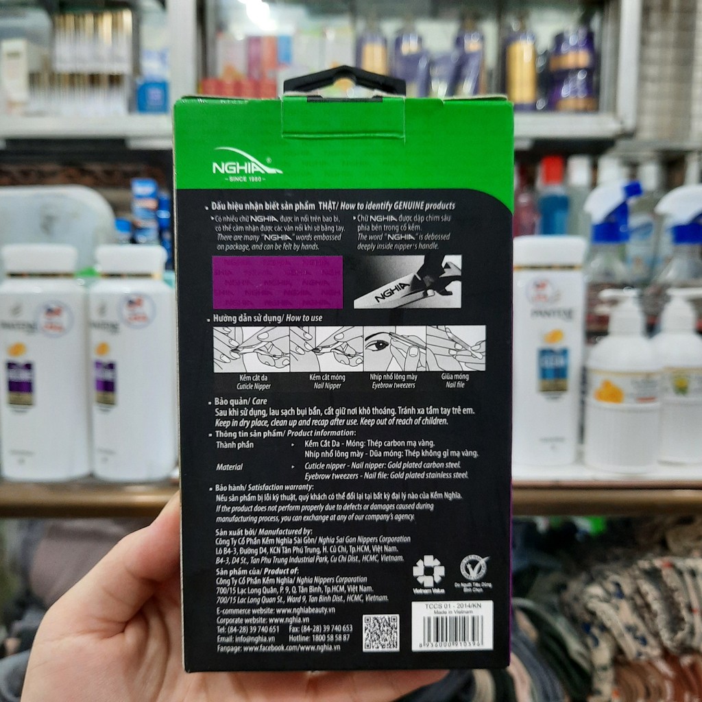 Bộ sản phẩm làm chăm sóc móng MD.32 - Kềm Nghĩa