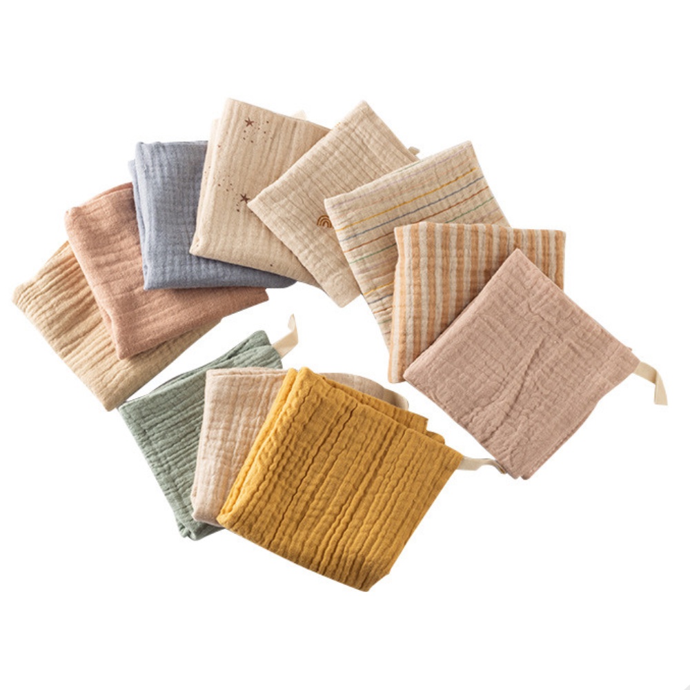 [Siêu thấm] Khăn xô, khăn sữa organic 4 lớp, muslin kháng khuẩn 100% tự nhiên an toàn cho bé