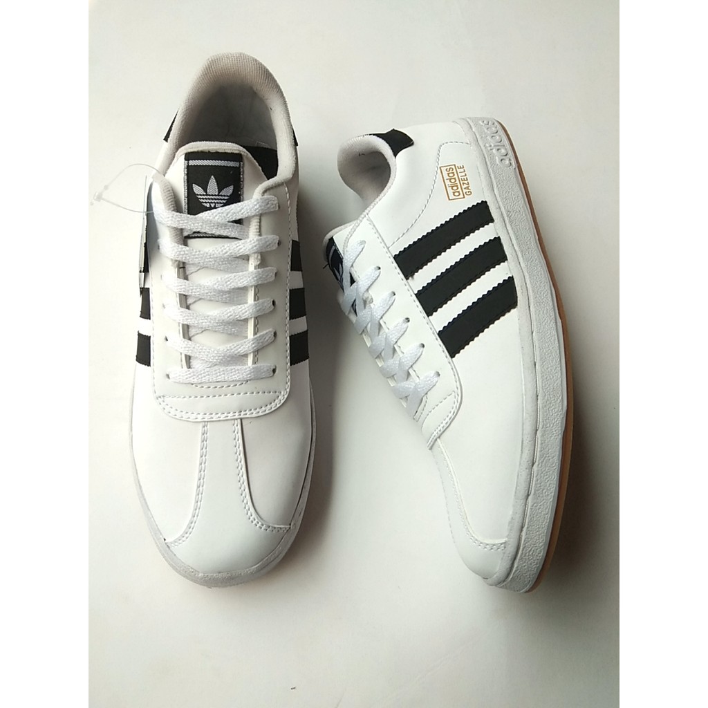 Giày Thể Thao Adidas Gazelle Kẻ Sọc Trắng Đen