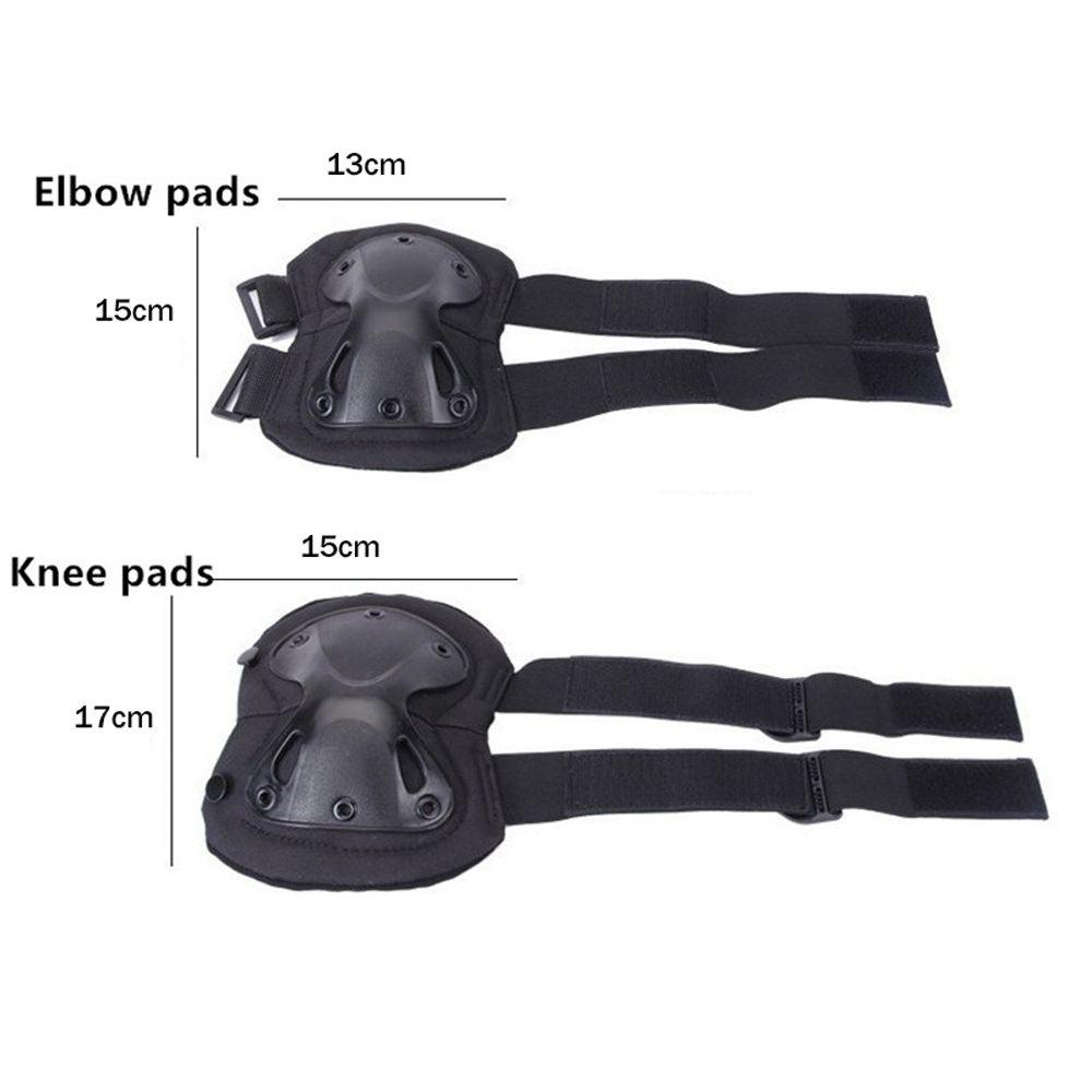 1 Bộ Đệm Bảo Vệ Đầu Gối / Khuỷu Tay / Đầu Gối An Toàn Khi Trượt Ván
