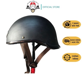 Mũ bảo hiểm nửa đầu NAPOLI N120 Gangster - Màu Xước Nhám Size (56 -58cm)