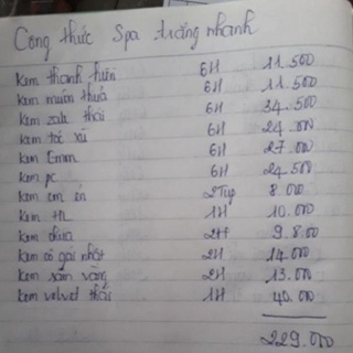 Combo kem trắng da body spa 229