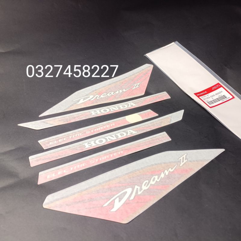 Bộ team lửa dán xe DREAM Thái zin chính hãng