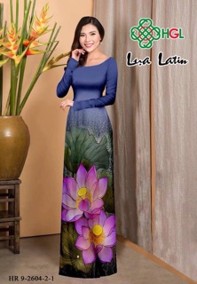 Vải áo dài lụa latin 250k/áo, 350k/bộ