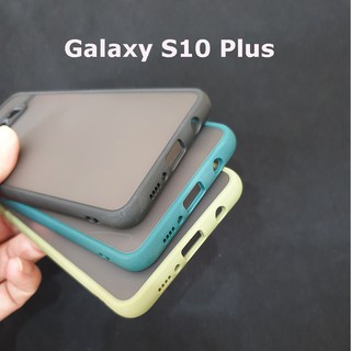 Ốp nhám viền cao su bảo vệ camera Samsung Galaxy S10 Plus
