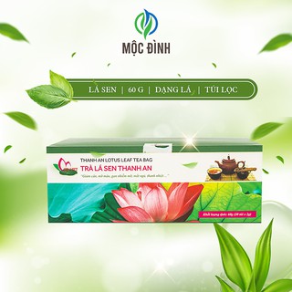 Trà Lá Sen Thanh An Sen  Việt  100% Từ Thiên Nhiên Hỗ Trợ Giảm Cân Hộp 60g (30 gói x 2g)