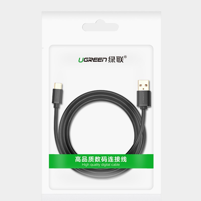 Cáp USB 2.0 chuẩn C cao cấp chính hãng Ugreen 30157