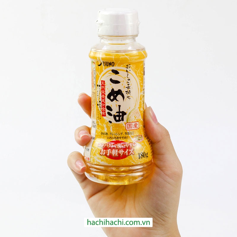 [Mã SKAMA8 giảm 8% đơn 300K] [Chính hãng] Dầu gạo Tsuno Nhật Bản cho bé ăn dặm 180g (date mới) - Hachi Hachi Japan Shop