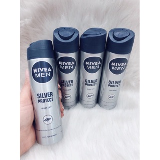 Xịt ngăn mùi nivea men phân tử bạc