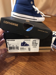 Giày converse kid size 22/13cm