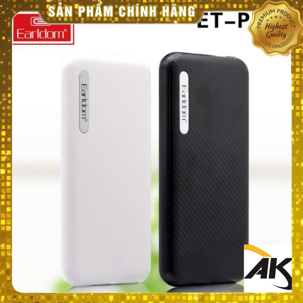 ⚡[Bảo Hành 99 Năm ] Sạc Dự Phòng Earldom PB18 DL 10.000MAH