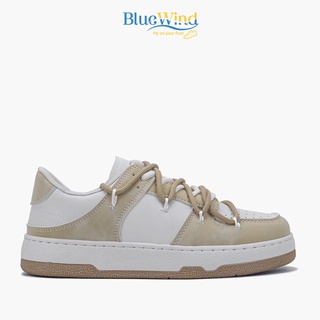 Giày Thể Thao Nữ Màu Basic Chất Liệu Da Mềm BLUEWIND 68790