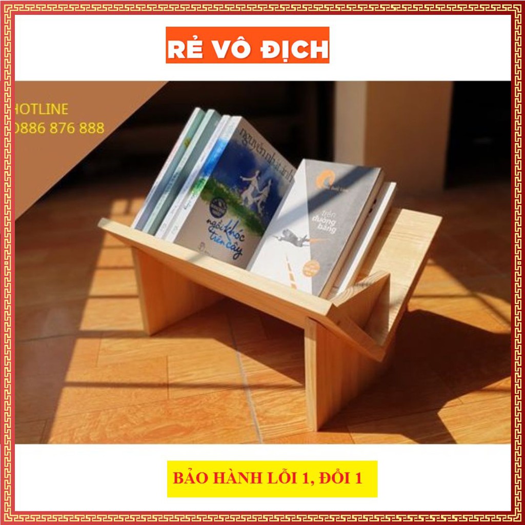 Kệ Giá Sách Bằng Gỗ Thông Tự Nhiên, Cao Cấp, Thiết Kế Hoàn Thiện Tốt