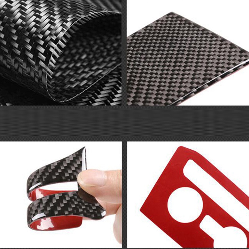 Miếng Dán Sợi Carbon Trang Trí Bảng Điều Khiển Điều Hòa CD Cho Scirocco