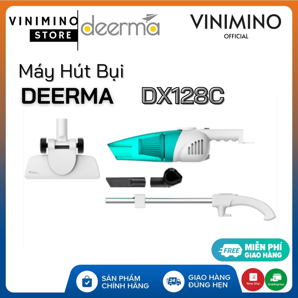 [Q. Bình Tân] Máy hút bụi DEERMA DX128C (Xanh Mint) - Hàng Xiaomi Phân Phối | Vinimino