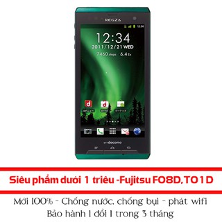 Điện thoại Fujitsu Docomo F-08d, T-01D Made in Japan, Mới 100%, 13MP, Vân tay, chống nước