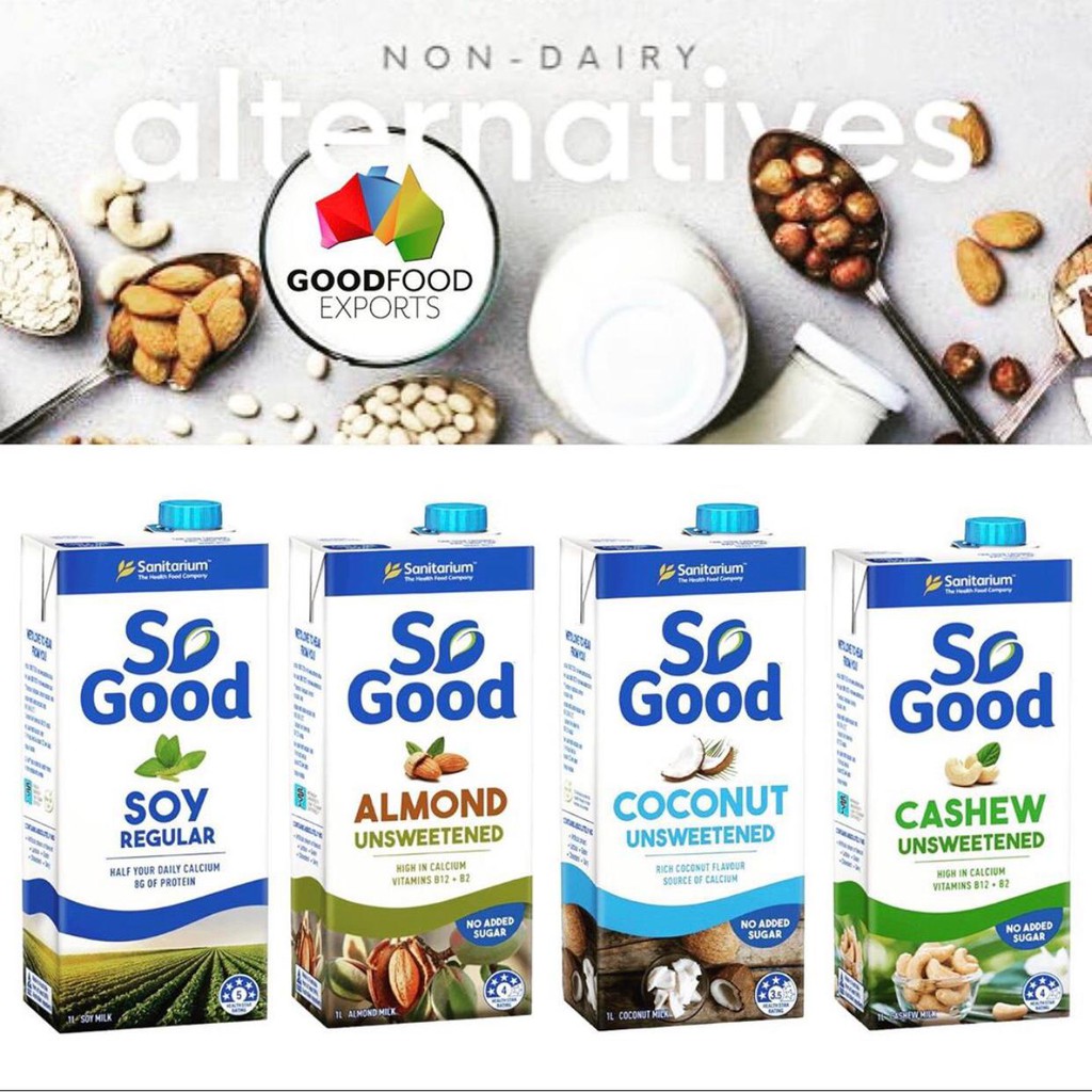 Sữa hạt hạnh nhân So Good 1L