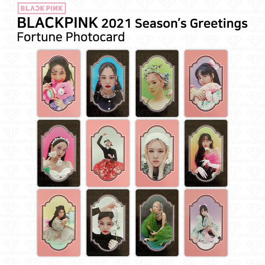 Lẻ set card, postcard lịch thành viên BLACKPINK SSG 2021 hàng chính hãng | BigBuy360 - bigbuy360.vn
