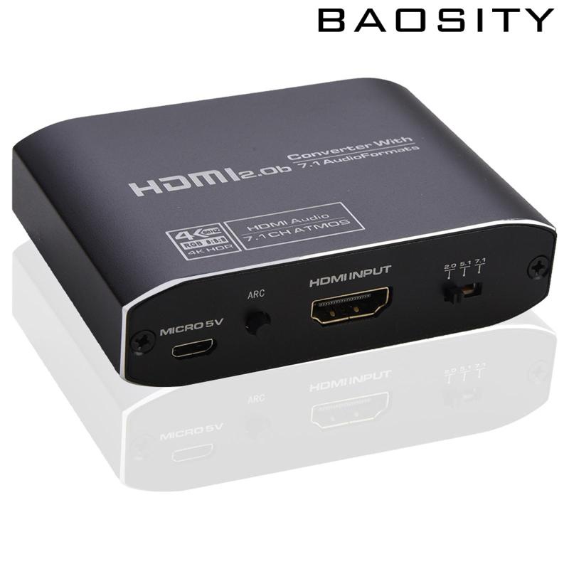 HDMI Audio Extractor Optical Toslink SPDIF 3.5mm Audio for Fire Stick PS5