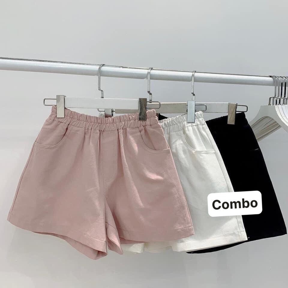 [Q003] Quần đùi cotton - quần short đùi nữ cotton có túi thời trang giá rẻ | BigBuy360 - bigbuy360.vn