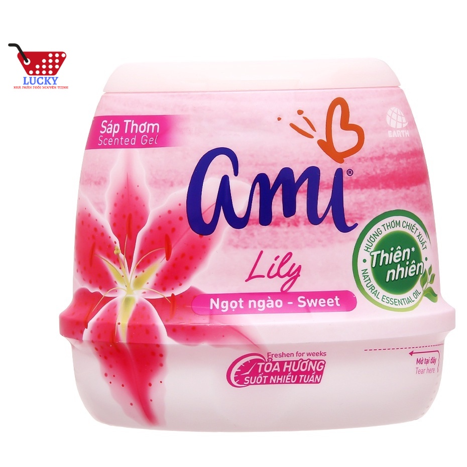 Sáp Thơm AMI 200G -Hương Chanh/ Hương Ylang