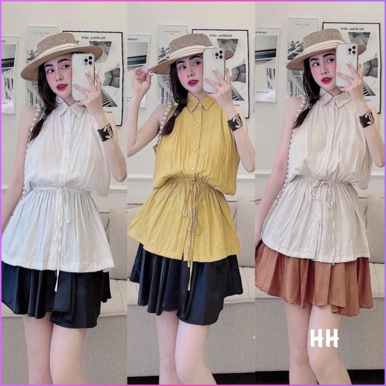 SET TRANG PHỤC ÁO PEPLUM SÁT NÁCH VÀ CHÂN VÁY SIÊU XINH