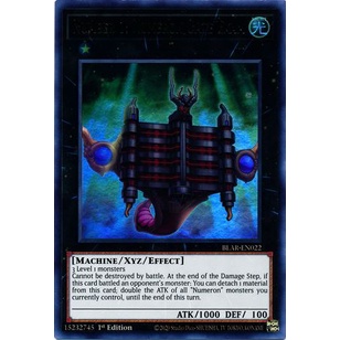 Thẻ bài Yugioh - TCG - Number 1: Numeron Gate Ekam / BLAR-EN022'