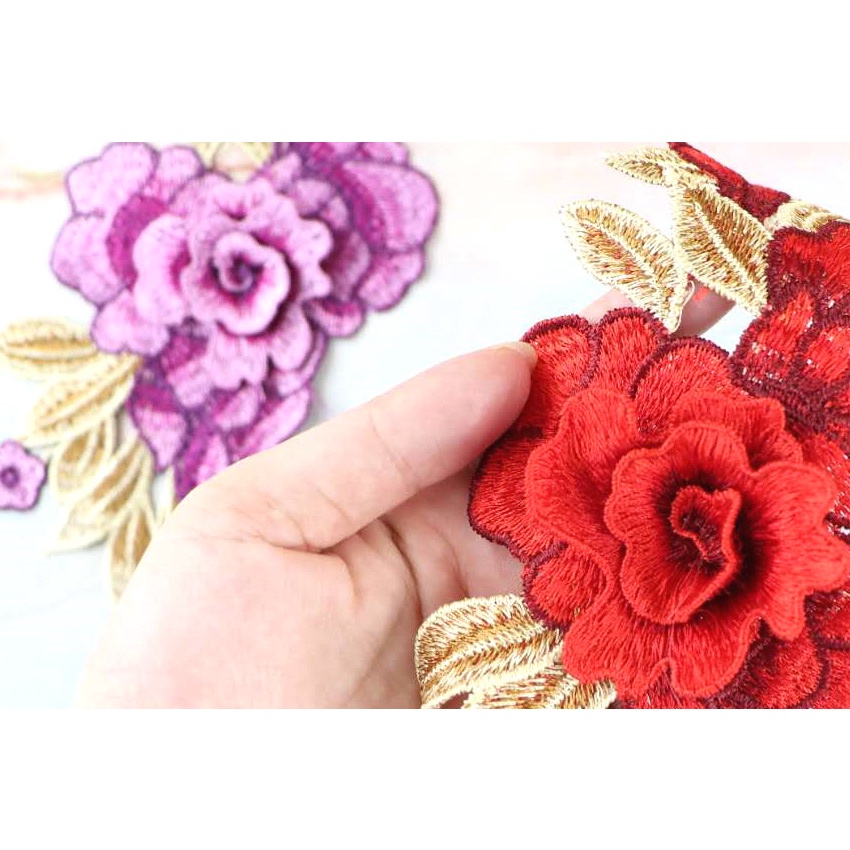 1 Miếng Vá, May Quần Áo Hình Hoa Hồng