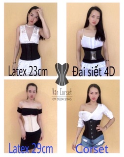 Latex - corset chuẩn Hy Lạp