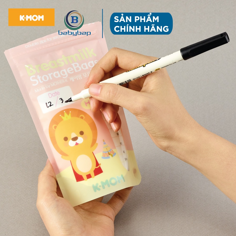 Túi Trữ Sữa K-Mom Hàn Quốc Chất Liệu Cao Cấp An Toàn (200ml)