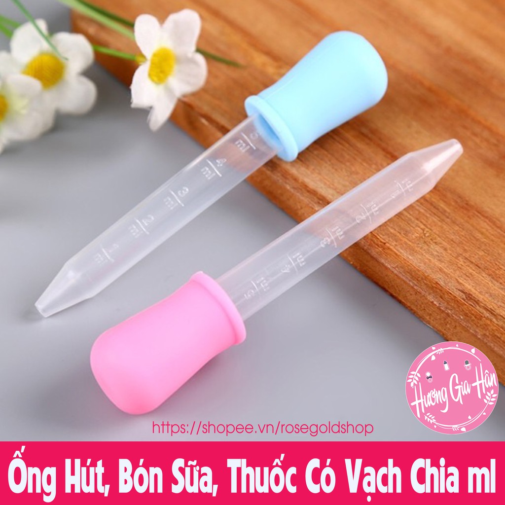 Ống Hút Bón Sữa, Thuốc Có Vạch Chia Loại 5ml