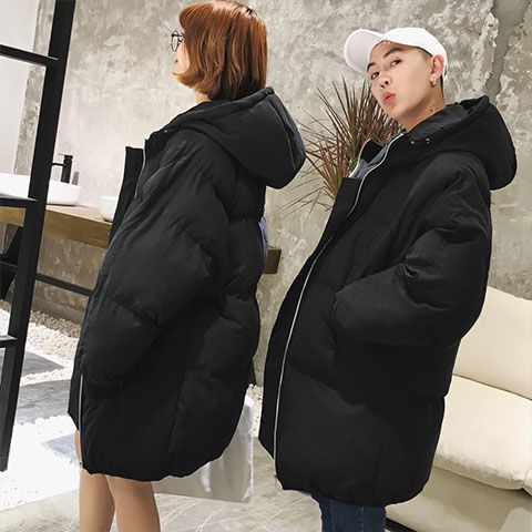 Áo phao nam dáng dài có mũ fom rộng thời trang hàn quốc trẻ trung