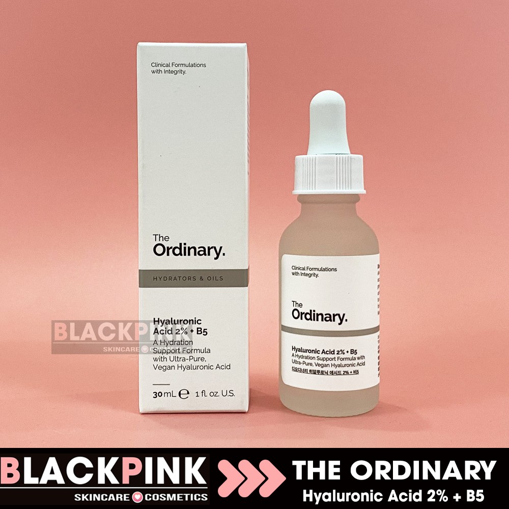 Tinh Chất The Ordinary Hyaluronic Acid 2% + B5 - Serum Ordinary B5 cấp ẩm sâu, phục hồi da hư tổn