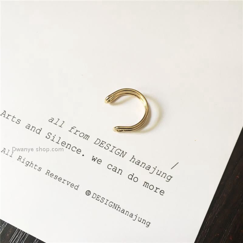 Bông tai tròn phong cách punk đơn giản cá tính