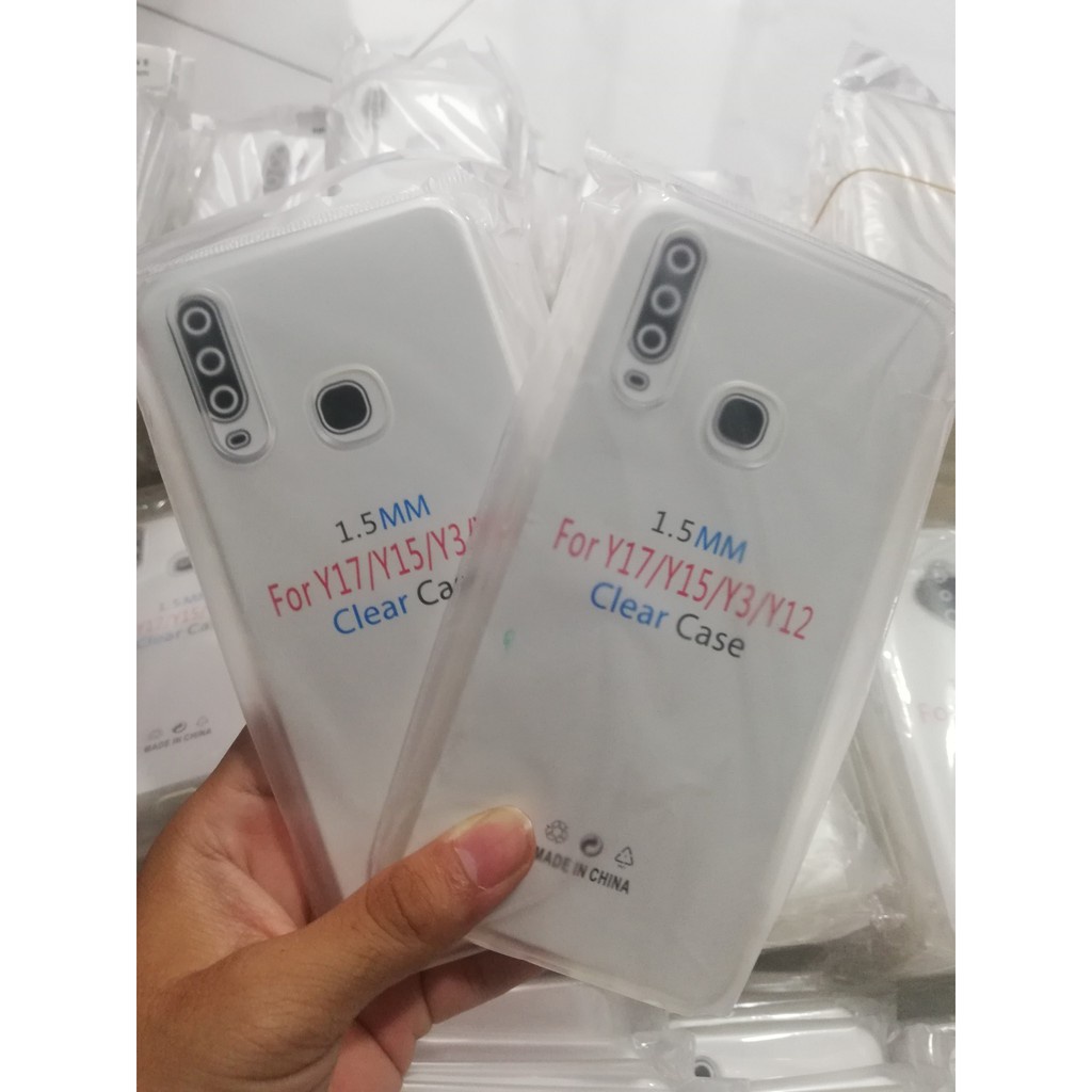 Ốp lưng ViVo Y17/ Y15/ Y12/ Y3 - Dẻo - Trong suốt - Lâu ố vàng