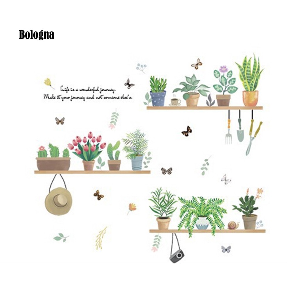 Miếng dán tường hình cây bonsai / bướm / hoa / bướm dễ tháo gỡ | BigBuy360 - bigbuy360.vn