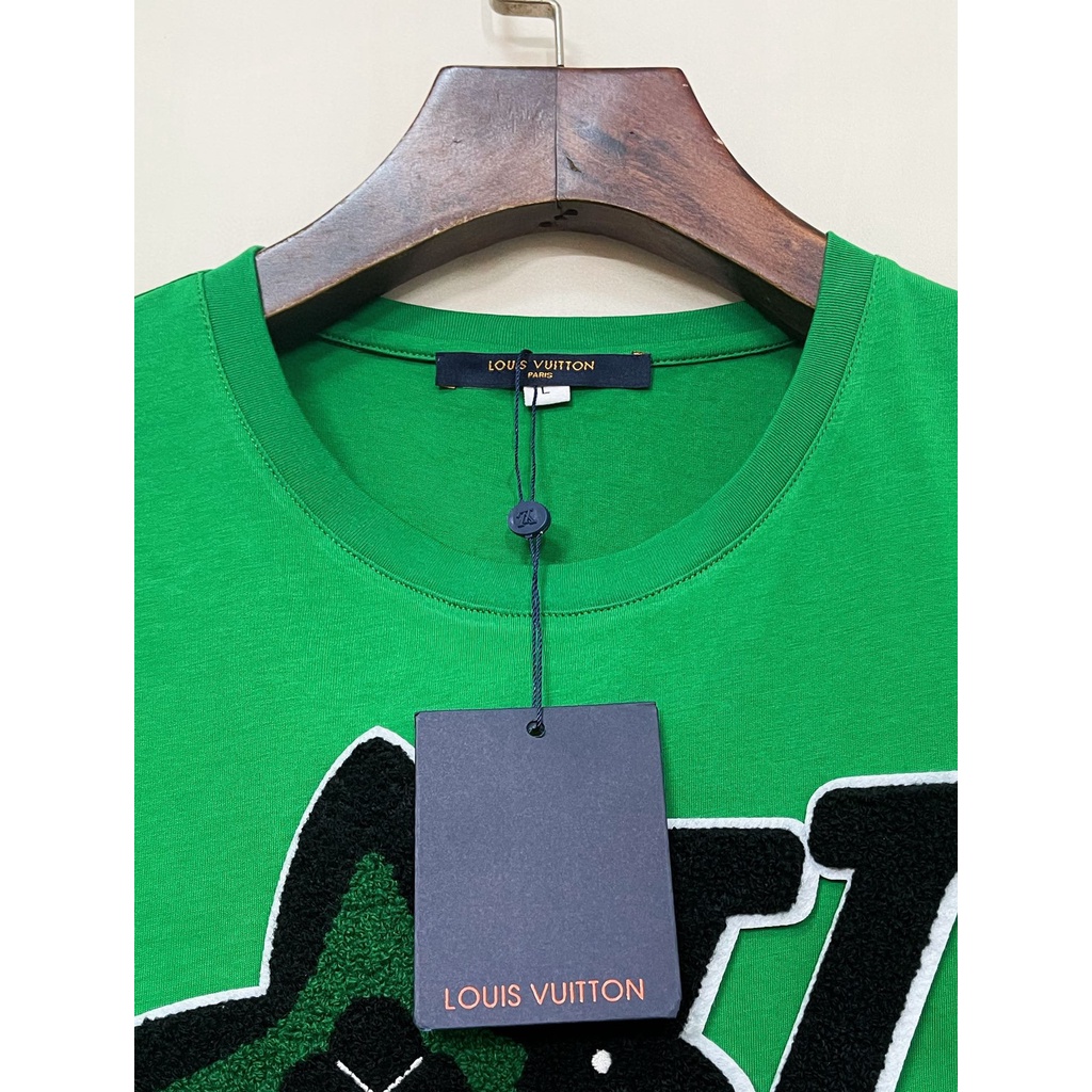 Áo Thun Nam Tay Ngắn Cổ Tròn Thêu Chữ Mới Size S-4XL L0uis Vu1tt 2022