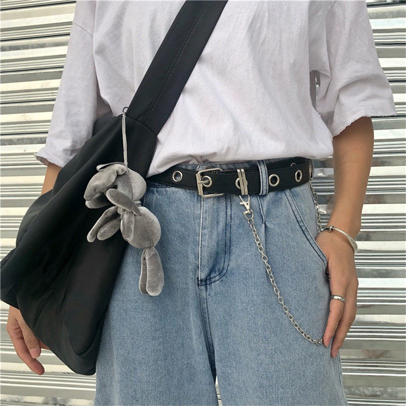 Thắt Lưng Da Kiểu Dáng Retro Phong Cách Hàn Quốc Cho Nữ