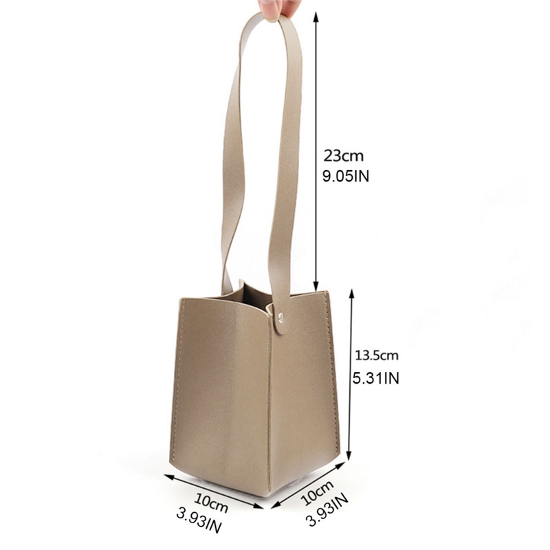 Túi Đựng Máy Ảnh Bằng Da PU Có Dây Đeo Vai Phong Cách Vintage